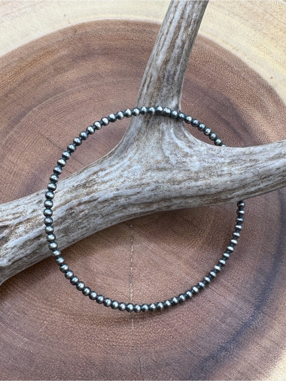 Sterling Silver Navajo pearl Bracelet -